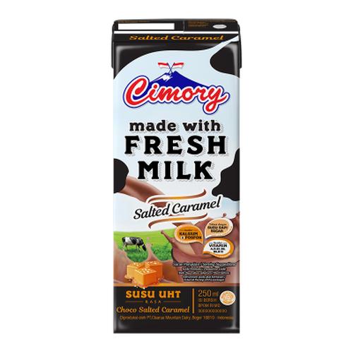 Jual CIMORY UHT MILK 250 ML SALTED CARAMEL SUSU UHT - Jakarta Barat