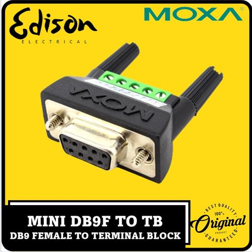 Jual MOXA Mini DB9F-to-TB- Konektor DB9 Female ke Terminal Block Blok ...