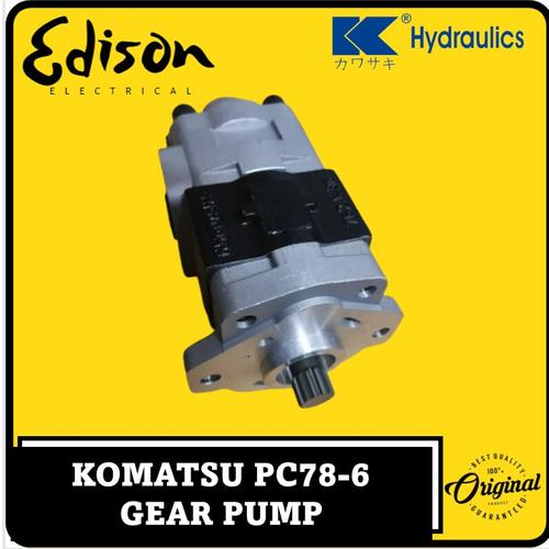 Jual KOMATSU PC786 PC78 Gear Pump Pompa Gear Kawasaki Hydraulics