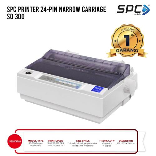 Jual PRINTER SPC SQ300 24-PIN IMPACT DOT MATRIX - Jakarta Pusat ...