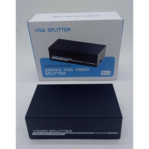 Jual VGA Splitter 1 To 4 Port / VGA Splitter 4 Port - Kota Palembang ...