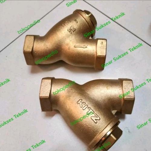 Jual Y Strainer Kitz 2" Inch Kuningan ASLI 100 Jakarta Barat Sinar