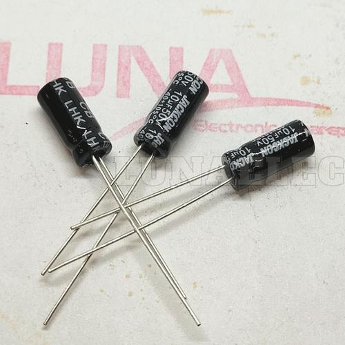 Jual ELCO 10uF 50V Jackcon Capacitor Kapasitor Jakarta Barat Luna