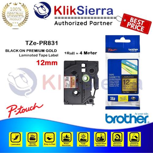 Brother Label TZE-PR831 Tape Cassette | Brother | Harga Rp 245.000 | Plaza IT - View #5