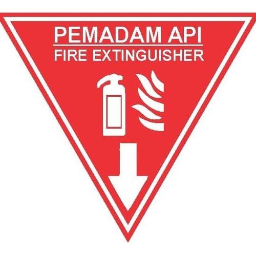 Jual sign label acrylic alat pemadam api, sign board akrilik, rambu ...