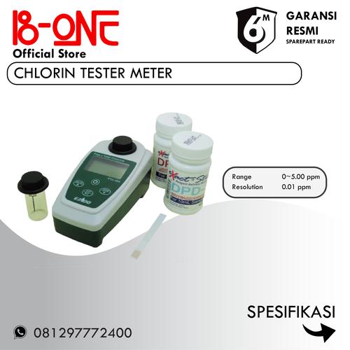 Promo Chlorine Tester Portable Free & Total Chlorine Meter Cicil 0