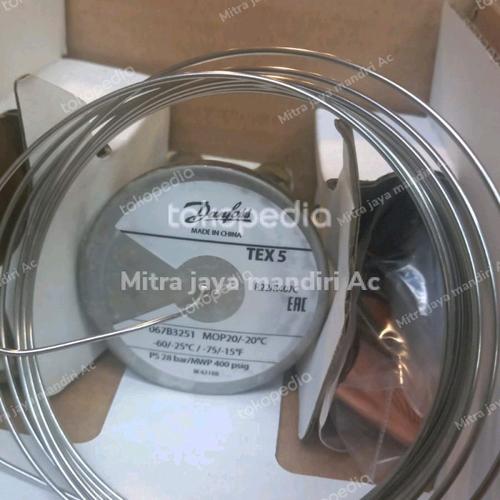 Jual Therm Expansion valve TEX 5 Danfoss R22/R407C minus 60 PN.067B3251 Jakarta Barat Mitra