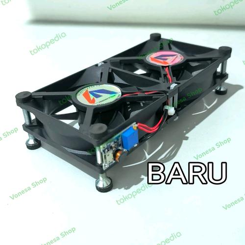 Jual Kipas usb pendingin modem wifi router cooler double fan 8cm ...