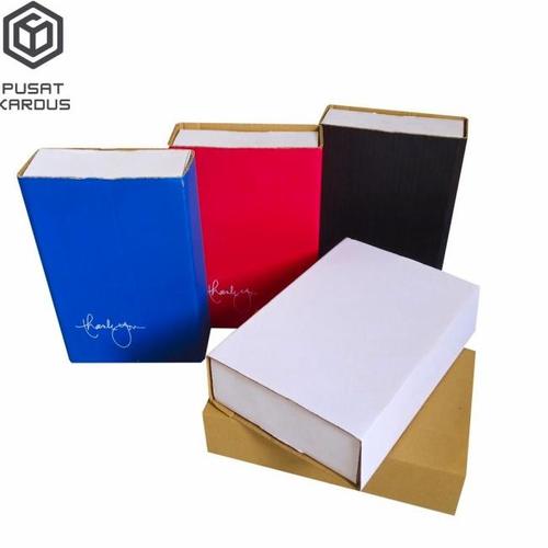 Jual slide box 22x15x5 cm custom box packaging hampers baju i kotak