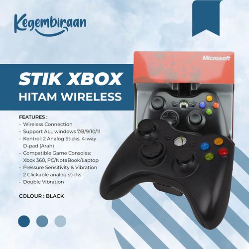 Microsoft XBOX 360 Stik Stick Controller Gamepad Wireless PC TW di  Kegembiraan Official Tokopedia