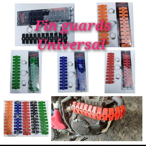 Jual fin guard pelindung knalpot klx D tracker crf wr 155 trail dll ...