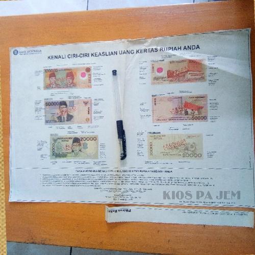 Jual Iklan Jadul Bank indonesia 2004, Ciri-ciri Keaslian Uang Kertas