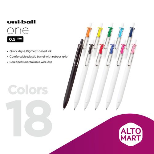Uni-Ball UMN-S-05 Gelroller, 0,5 Mm, Blau, 3er Pack – Flüssig Schreibende Kugelschreiber Mit Weißem Schaft