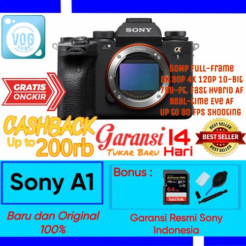 Jual Sony A1 Body Only Garansi Resmi Sony Alpha A1 Body Only Paket