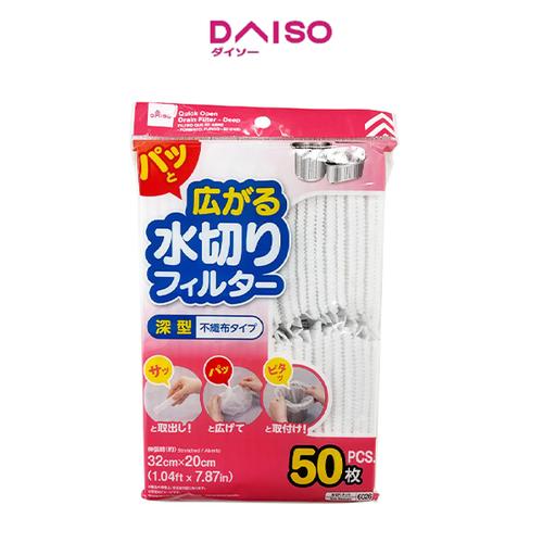 Jual Daiso Quick Open Drain Filter Deep 50 PCS. Jakarta Utara
