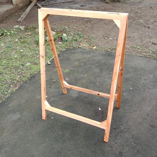 Jual standing spanduk banner kayu - Kab. Bekasi - Maha kayu | Tokopedia