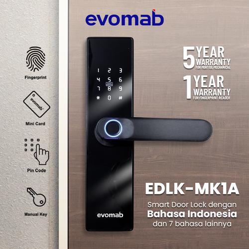 Promo evomab Smart Door Lock Kunci Pintu Digital Bahasa Indonesia EDLK
