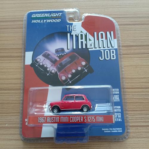 ホットウィール モーリス ミニの赤青2台セット（The Italian Job