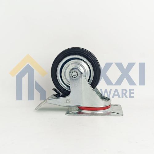 Jual Roda Karet 3 Inch Rem / Roda Troli / Roda Caster - Jakarta Utara ...