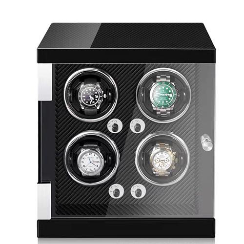 Jual Kotak Jam Tangan Isi/Slot 4 Box Putar Otomatis / Luxury Watch