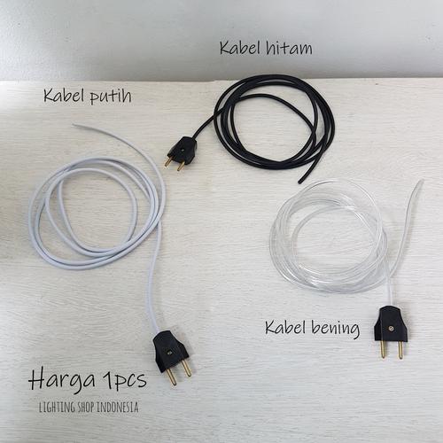 Jual 1meter Kabel + Colokan Listrik Broco untuk lampu gantung lampu ...