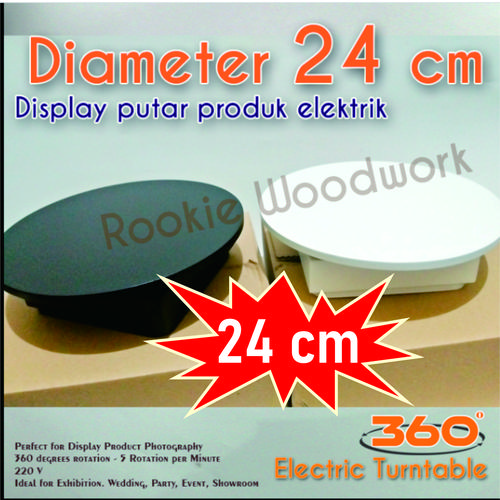 Jual Stand DISPLAY Rotary BESAR 24 cm - video produk, elektrik lazy ...