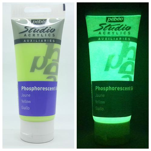 Jual Pebeo Glow In The Dark Acrylic Paint 100 ml Phosphorescent Gel