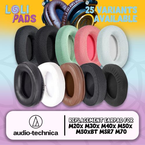 V-MOTA - Orejeras De Repuesto Para Auriculares Audio-Technica ATH M50X, M50XBT, M50, M40X, M30, M20 (1 Par