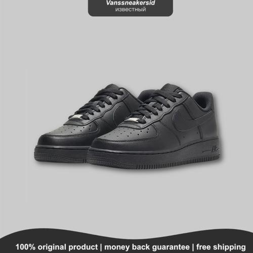 Jual NIKE AIR FORCE TRIPLE BLACK BNIB ORIGINAL Kota Surabaya - Main Image