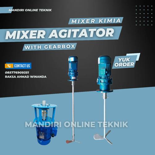 Mixer Direct Jual Agitator Mixer Kimia SS304 0.75KW 1HP 1380RPM 3 Ph 4 Pole Mixer ...