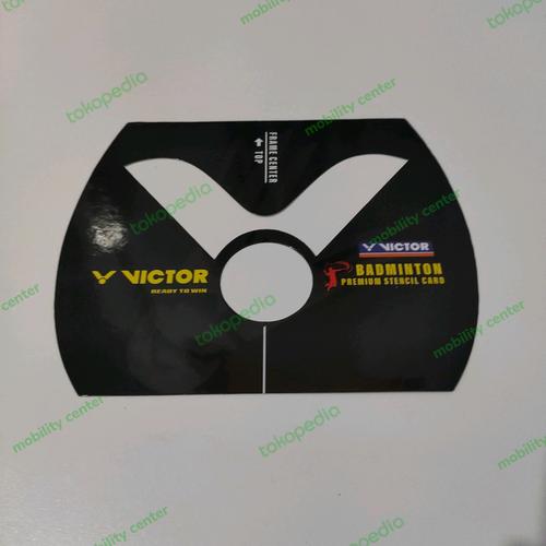 Jual Stencil card logo raket Victor / Cetakan logo raket Victor - Kota ...