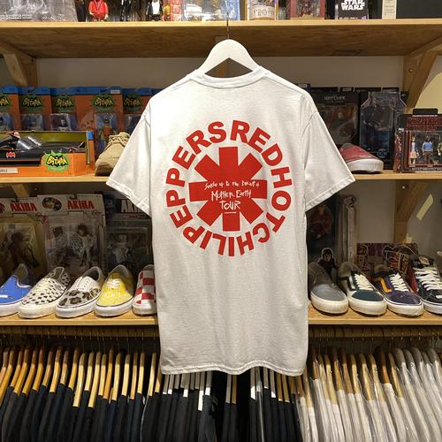 Jual RED HOT CHILI PEPPERS - MOTHER EARTH TSHIRT WHITE - XXL