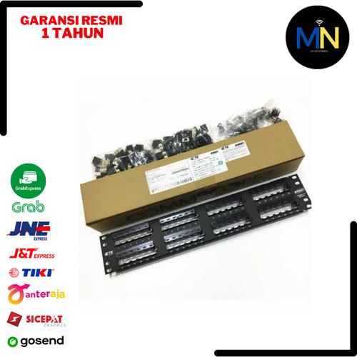 Jual AMP PATCH PANEL 48 Port CAT6 COMMSCOPE PATCH PANEL 48 Port CAT 6