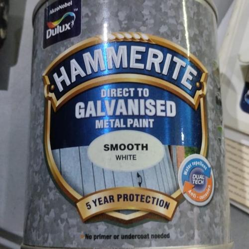 Jual Cat Besi Hammerite Metal Paint Dulux Hammerite Galvanised White 750 ML Kota Bandung