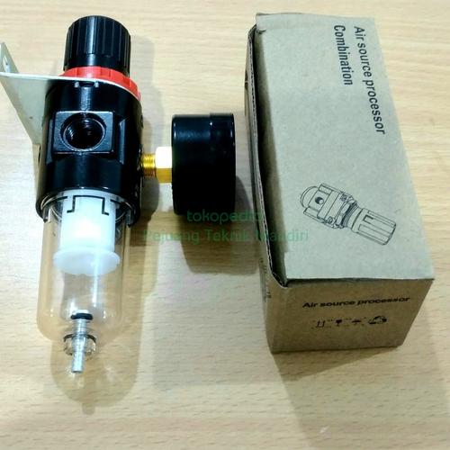 Jual AIR FILTER REGULATOR KOMPRESOR 1/4 INCH / FILTER AIR KOMPRESOR 1/4 ...