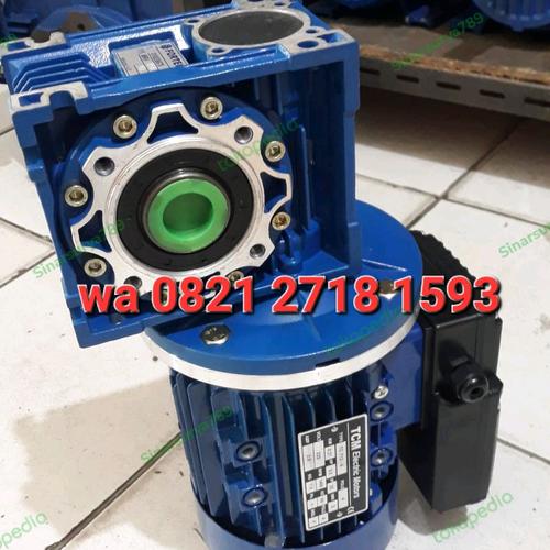 Jual Worm gear reducer c/w single phase motor nmrv 040 ( frame 71b5