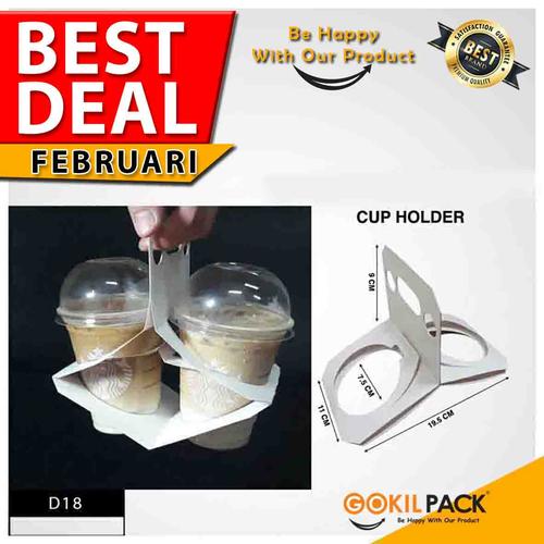 Jual Paper Cup Holder|Cup Holder|Tempat Taruh Gelas|Tatakan Gelas|Paper ...