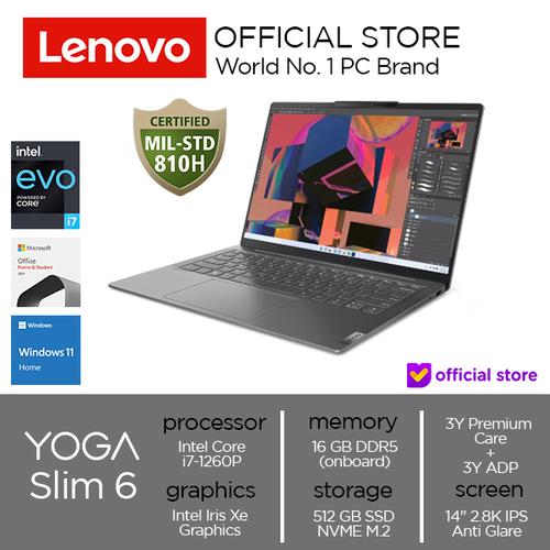 Promo Lenovo Yoga Slim 6 14IAP8 Core i71260P 16GB 512GB SSD W11+OHS