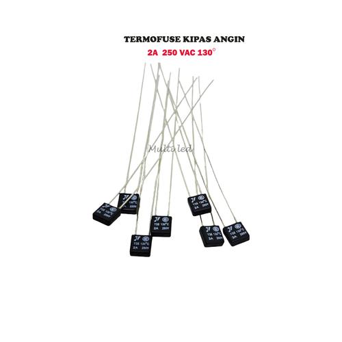 Jual FUSE THERMAL THERMOFUSE TERMOFUSE 2A 250V 130°C KIPAS ANGIN