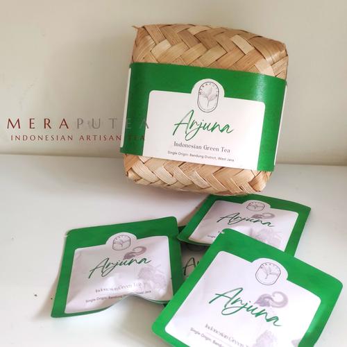 Jual Meraputea Single Origin Arjuna Besek 10 Sachet Green Tea