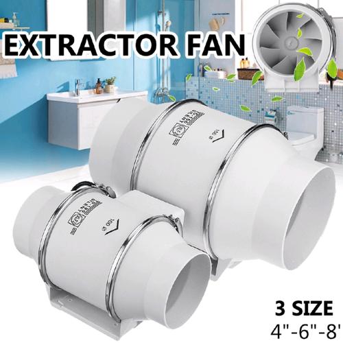 Jual 4 "6" 8 "dinding jendela toilet mountable Exhaust Fan ventilator