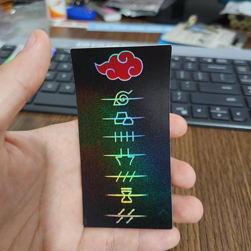 Jual Sticker Hologram Anime Besar - PSH1495 - Naruto - Akatsuki ...