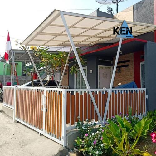 Jual PAGAR MINIMALIS KISI KISI GRC DAN KANOPI BAJA RINGAN - Kota