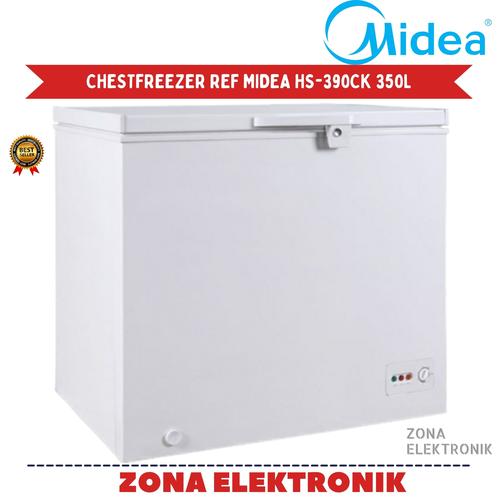 Jual CHESTFREEZER REF MIDEA HS390CK 350L / LEMARI PENDINGIN / LEMARI