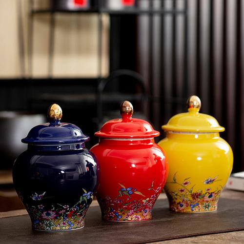 Jual Tempat Penyimpanan Daun Teh Kopi / Tea Leaves Canister Jar EB Home ...