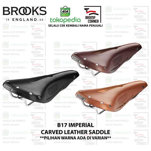 Brooks B17 Imperial Saddle Chrome Steel Rails Bicycle Seat Brooks