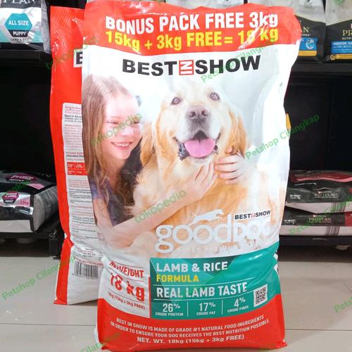 Jual Good dog Lamb 18kg Best In Show Dog Food Adult 18kg Kota Depok