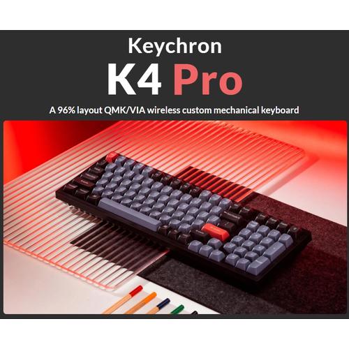 Promo Keychron K4 Pro QMK Fully Assembled HotSwap RGB Backlight
