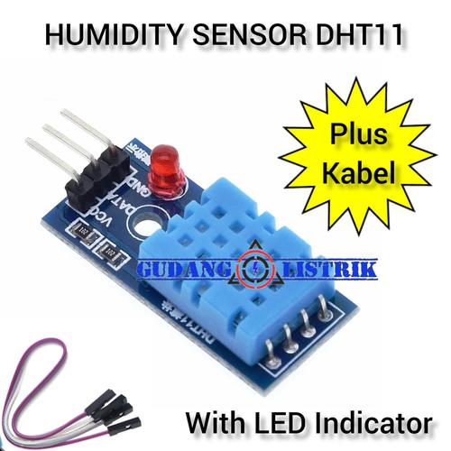 Jual Module Humidity Sensor Kelembapan Udara DHT11 Output Digital - NON ...