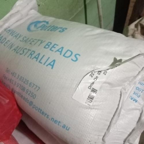 Jual reflective glass bead potter Marka Jalan Kab. Gresik Second